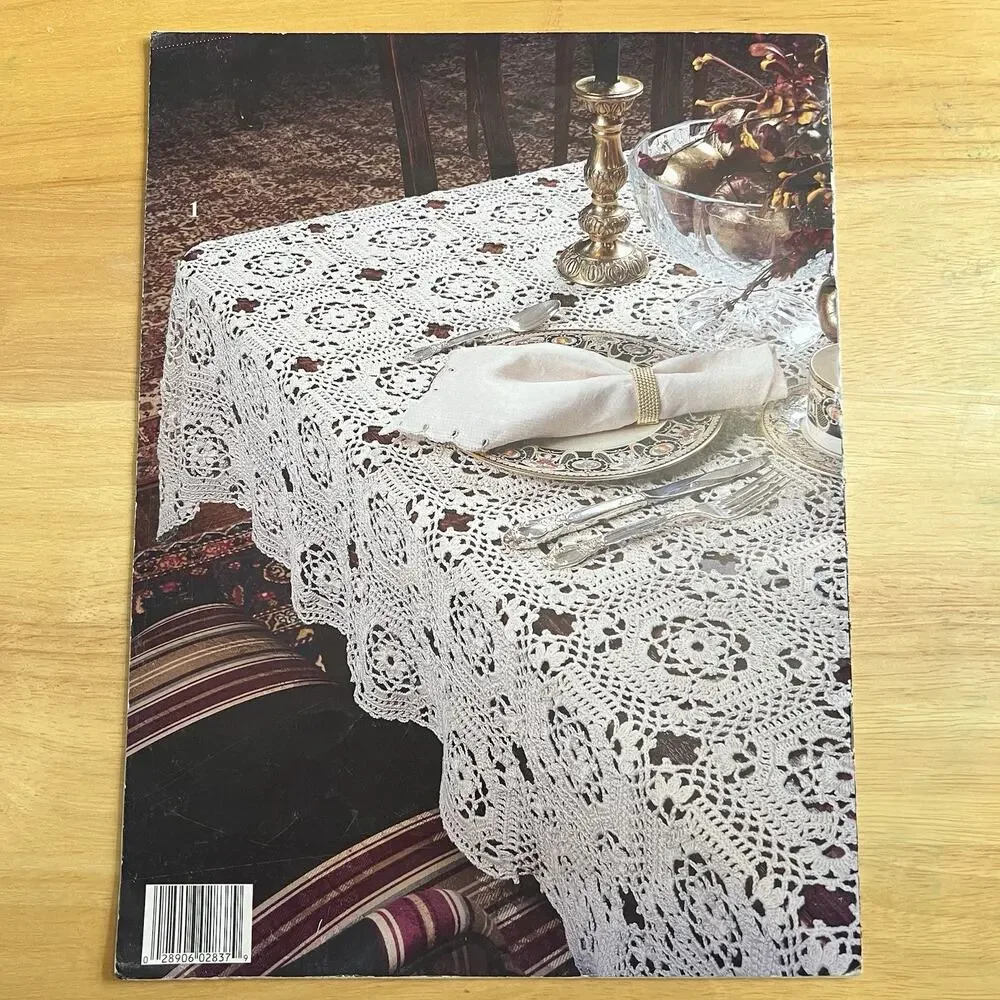 Victorian Afghans Winter Whites Afghans Timeless Tablecloths Vintage Patterns